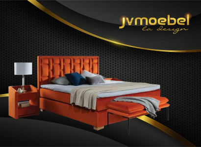 Bed Textile Bedroom Furniture Modern Beds 140x200 Bed frame Boxspring new
